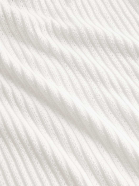 Pointelle Rib Crop Turtleneck