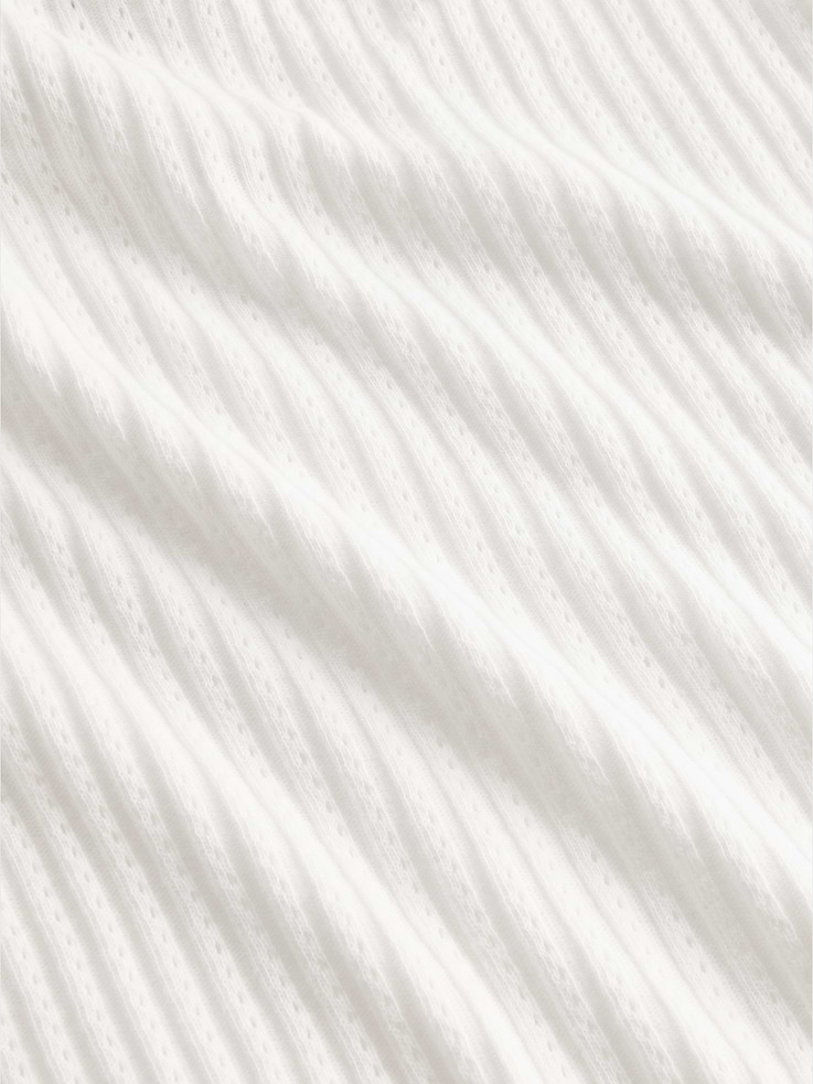 Image number 4 showing, Pointelle Rib Crop Turtleneck