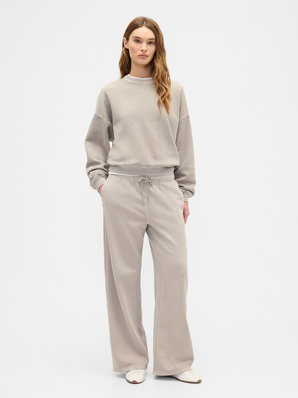 Relaxed Straight-Leg Sweatpants