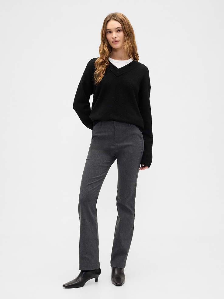Image number 1 showing, Baby Boot Pants in Bi-Stretch