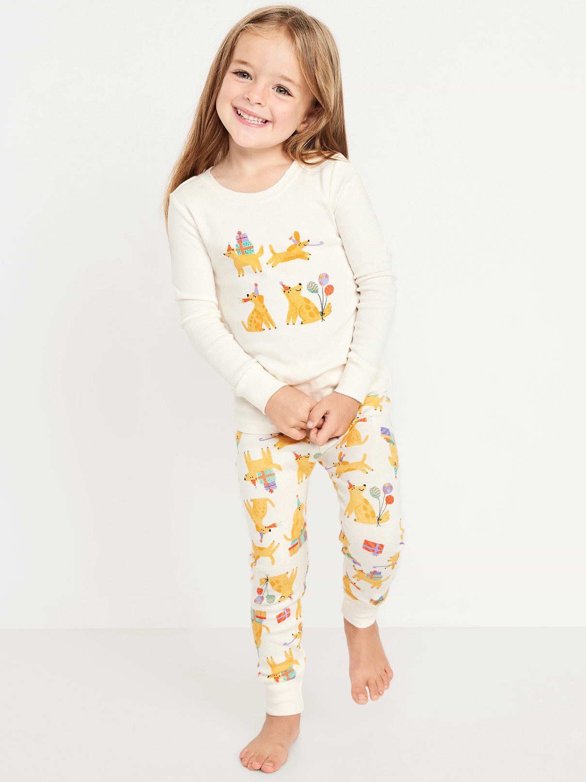 Image number 1 showing, Printed Snug-Fit Pajama Set for Toddler & Baby