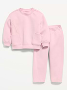 Image number 2 showing, Bounce Fleece Crew-Neck and Sweatpants Set for Toddler Girls