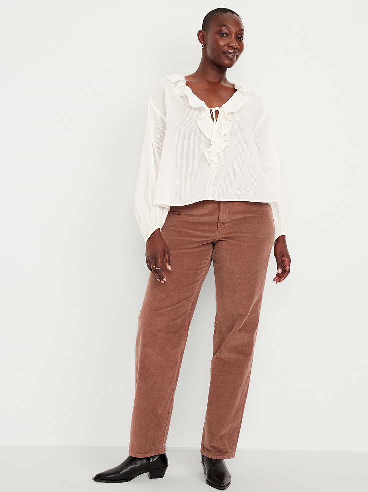 Image number 6 showing, High-Waisted OG Loose Corduroy Pants