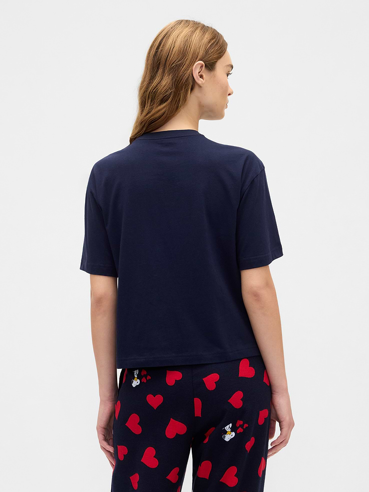 Image 2 of 5, Peanuts Boxy Gap Logo T-Shirt
