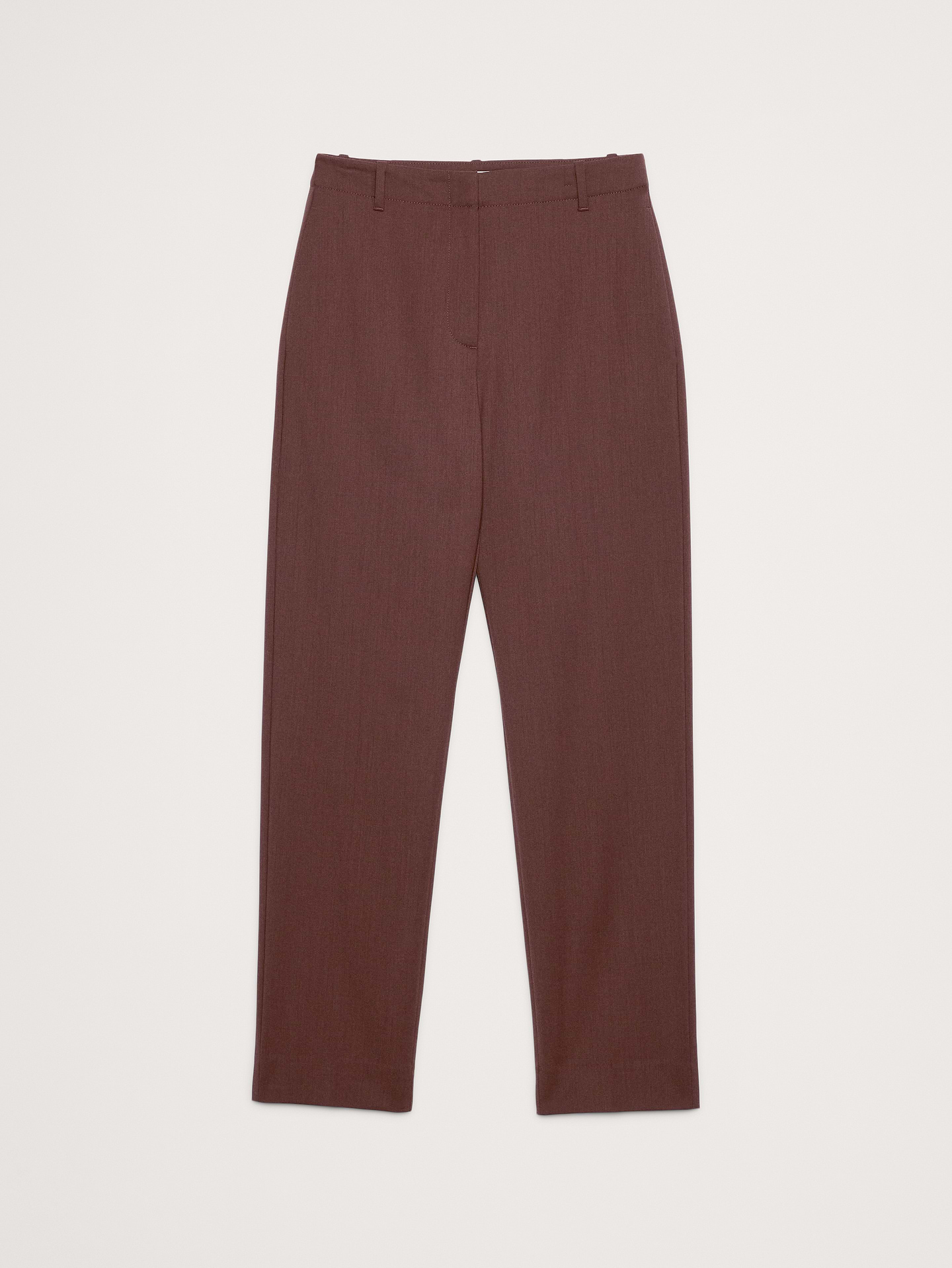 Image number 5 showing, Ultra High-Rise Modern Slim Italian Lightweight Wool Ankle Pant
