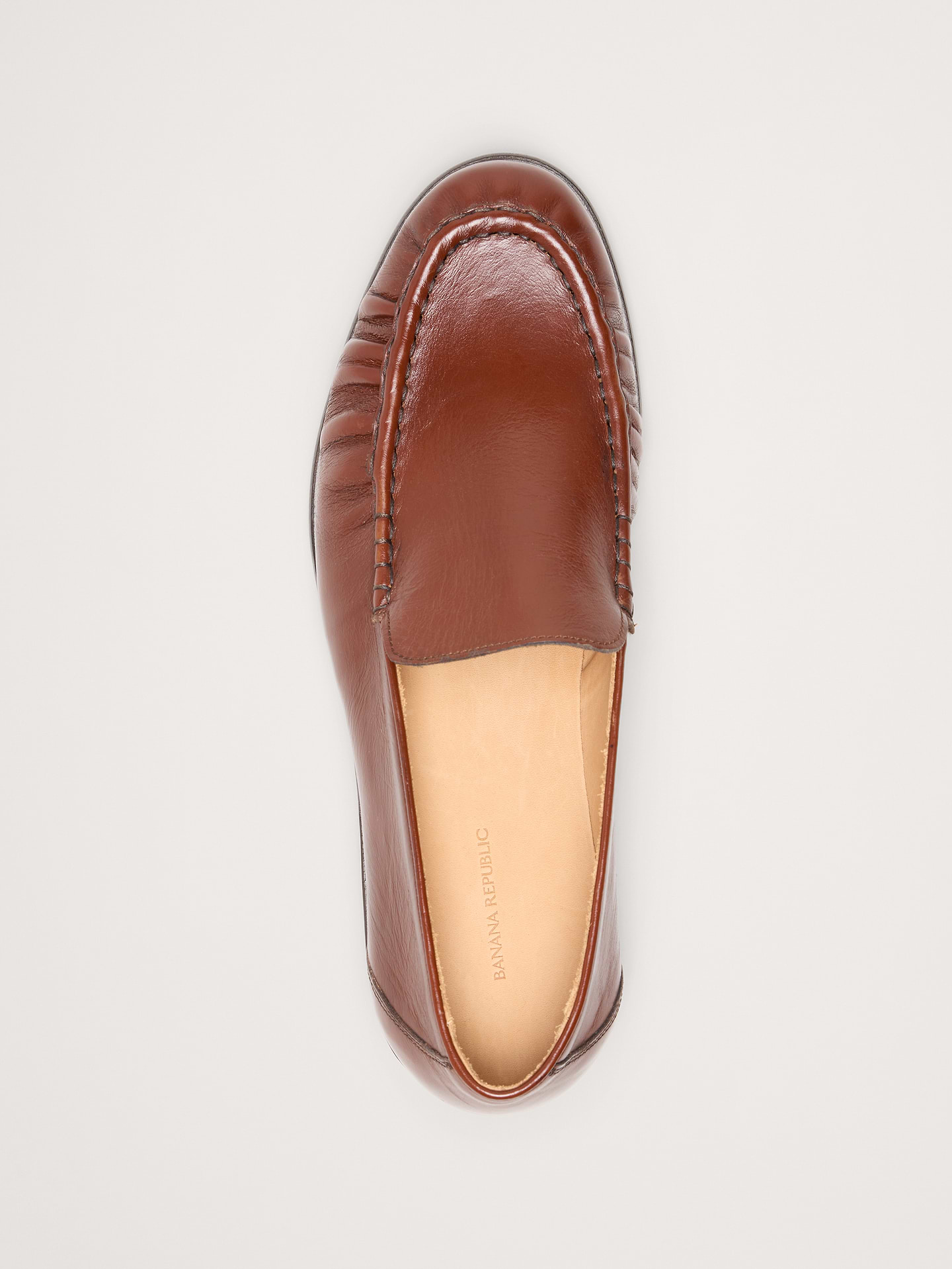 Image number 5 showing, Leather Moc-Toe Loafer