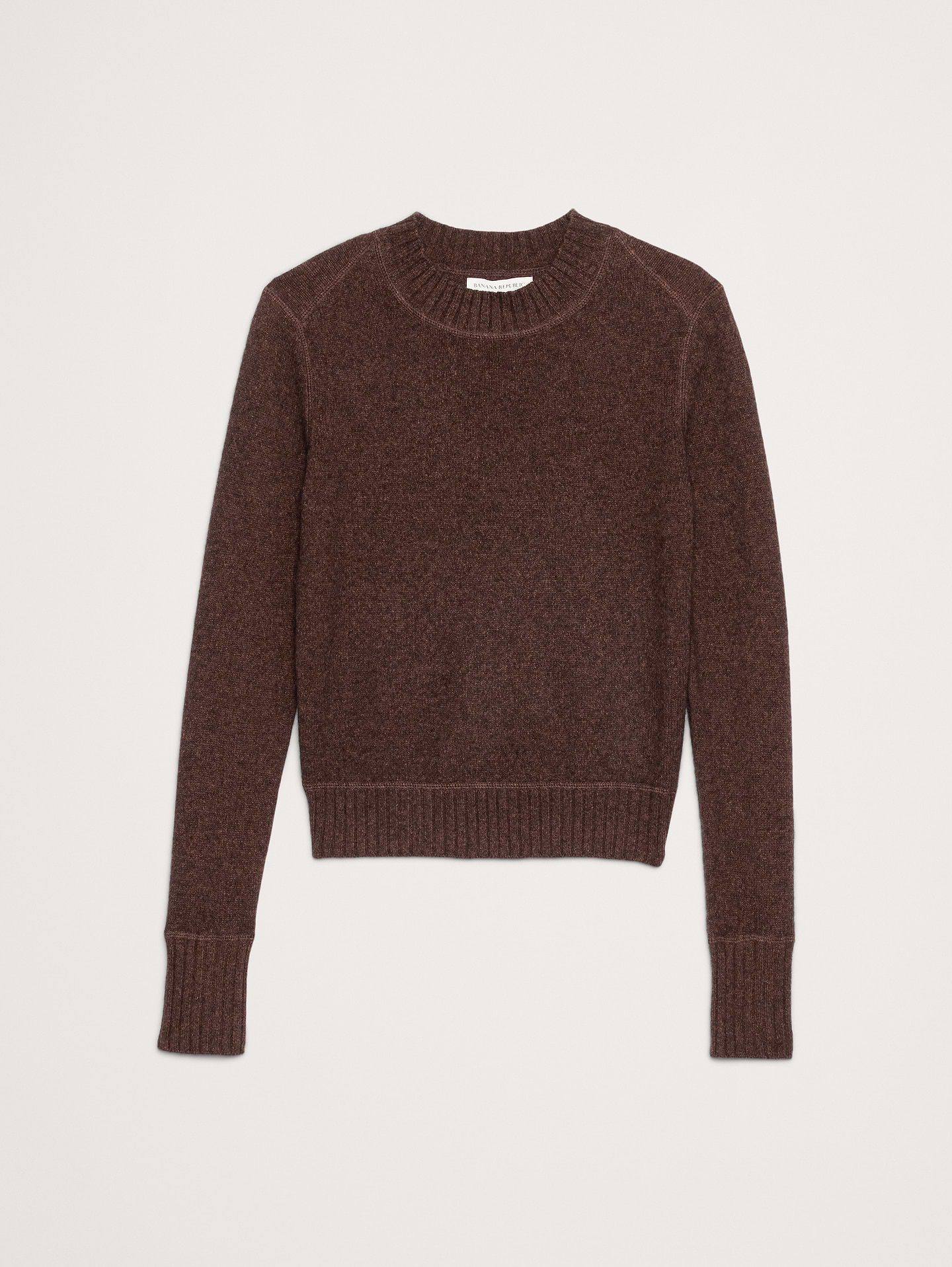 Image number 4 showing, The Fireside Sweater in Merino-Cotton