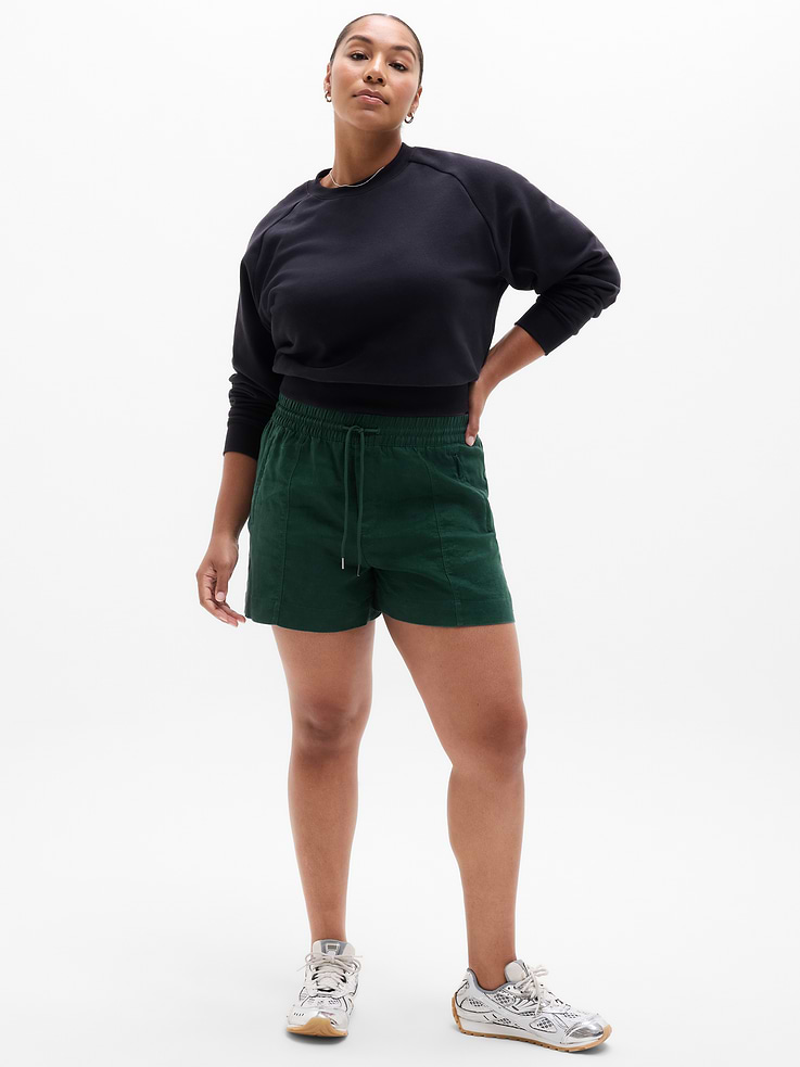 Image number 4 showing, Retreat Linen Mid Rise 4" Short