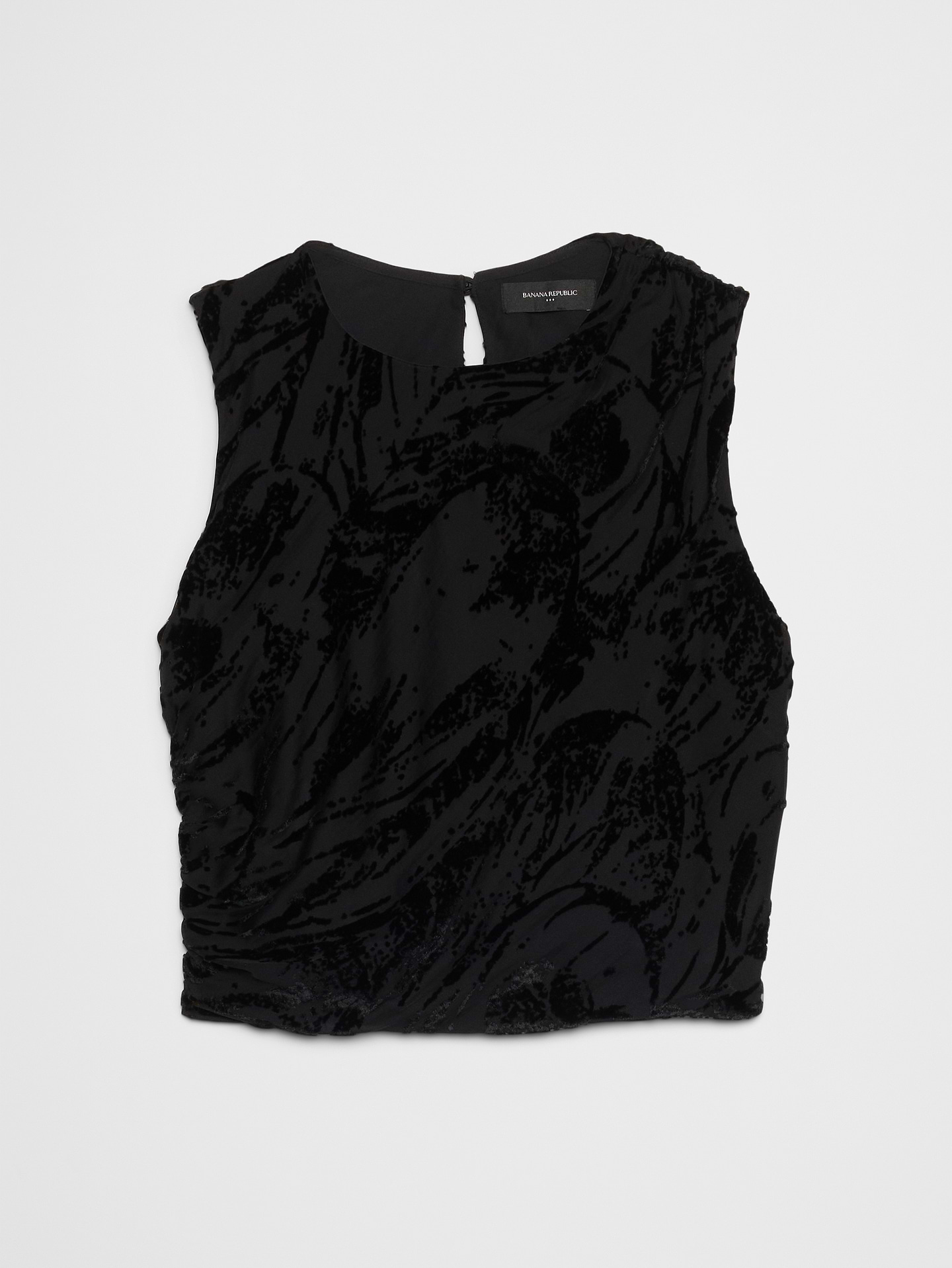 Image number 4 showing, Velvet High-Neck Top