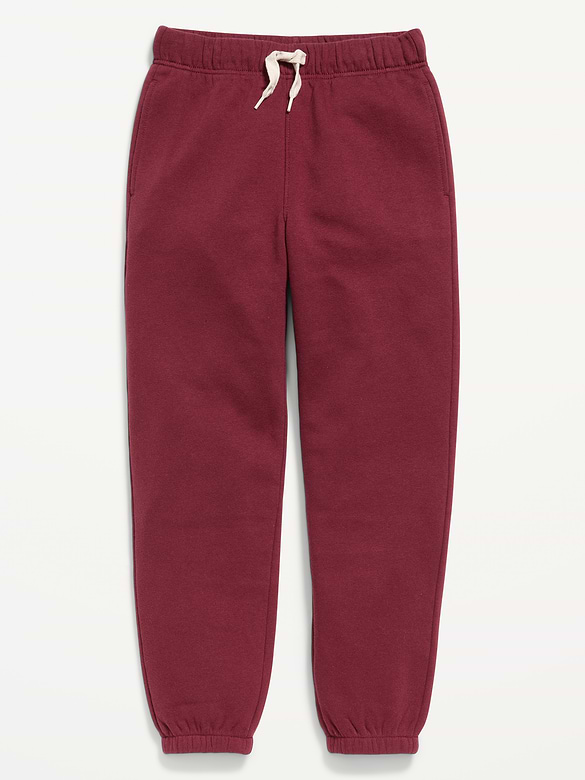 Pantalon de jogging coupe généreuse en coton ouaté pour garçon