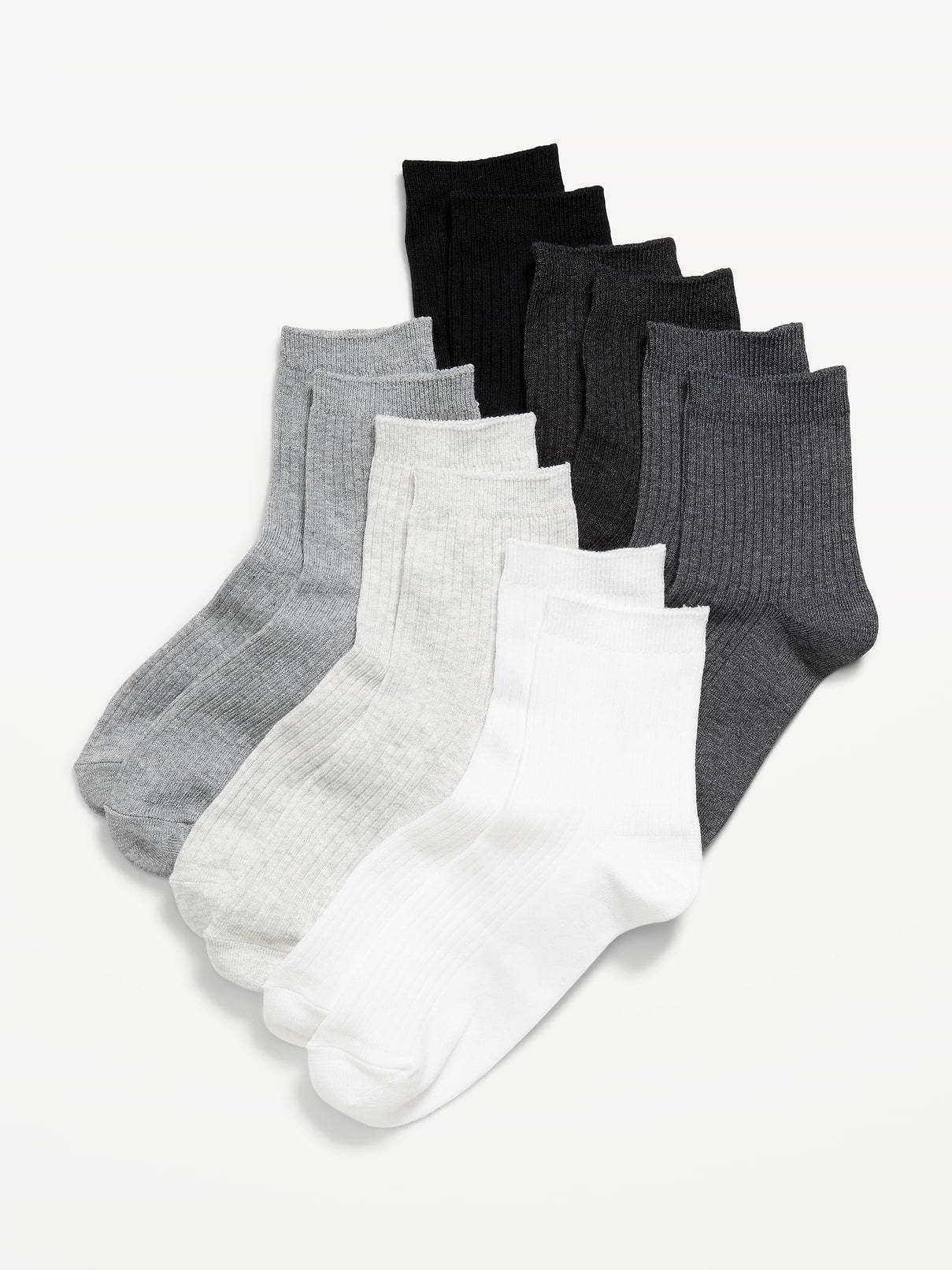 Image number 1 showing, Novelty Quarter Crew Socks 6-Pack for Women