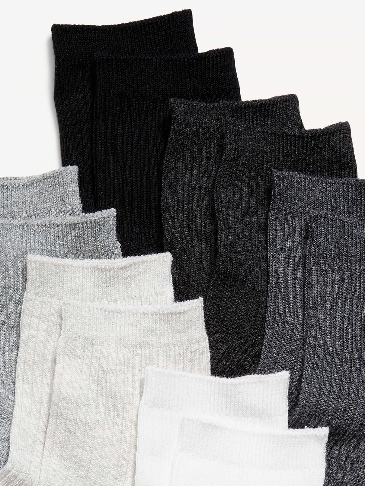 Image number 2 showing, Novelty Quarter Crew Socks 6-Pack for Women
