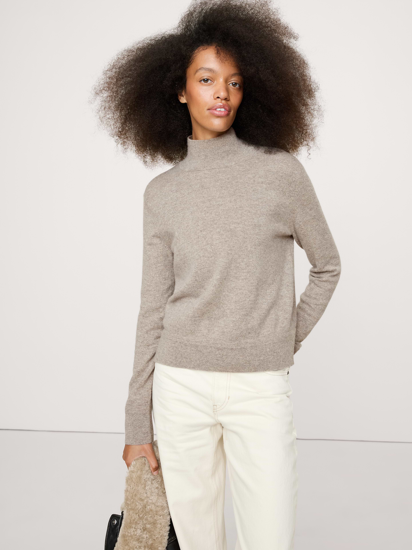Image number 1 showing, Cashmere Turtleneck Sweater