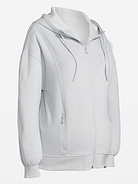 Image number 1 showing, Maternity Dynamic Fleece Full-Zip Hoodie
