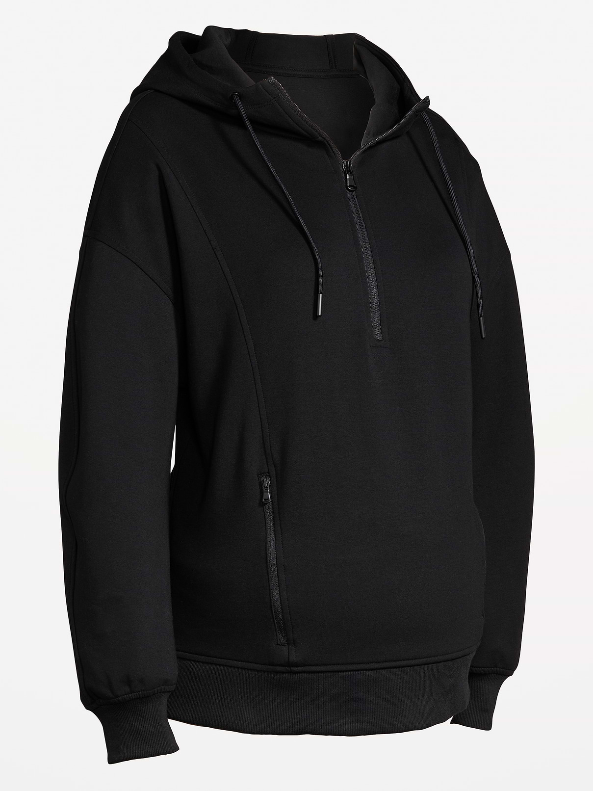 Image number 2 showing, Maternity Dynamic Fleece Half-Zip Hoodie