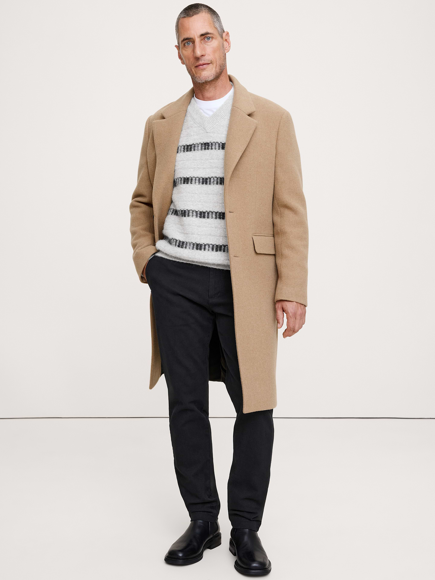 Image number 1 showing, Slim Brushed Traveler Chino