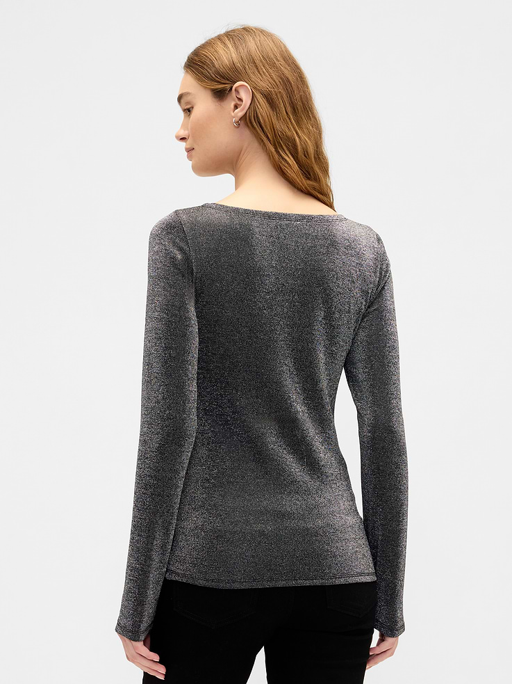 Image number 2 showing, Boatneck Top
