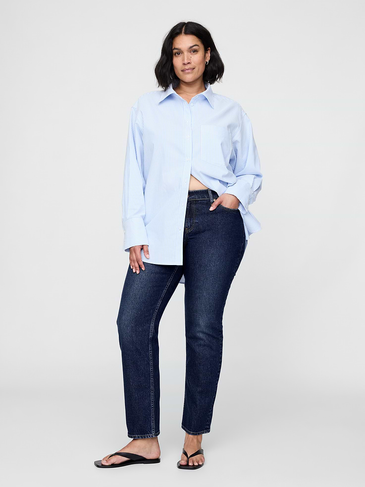 Image number 5 showing, Low Rise '90s Slim Straight Jeans