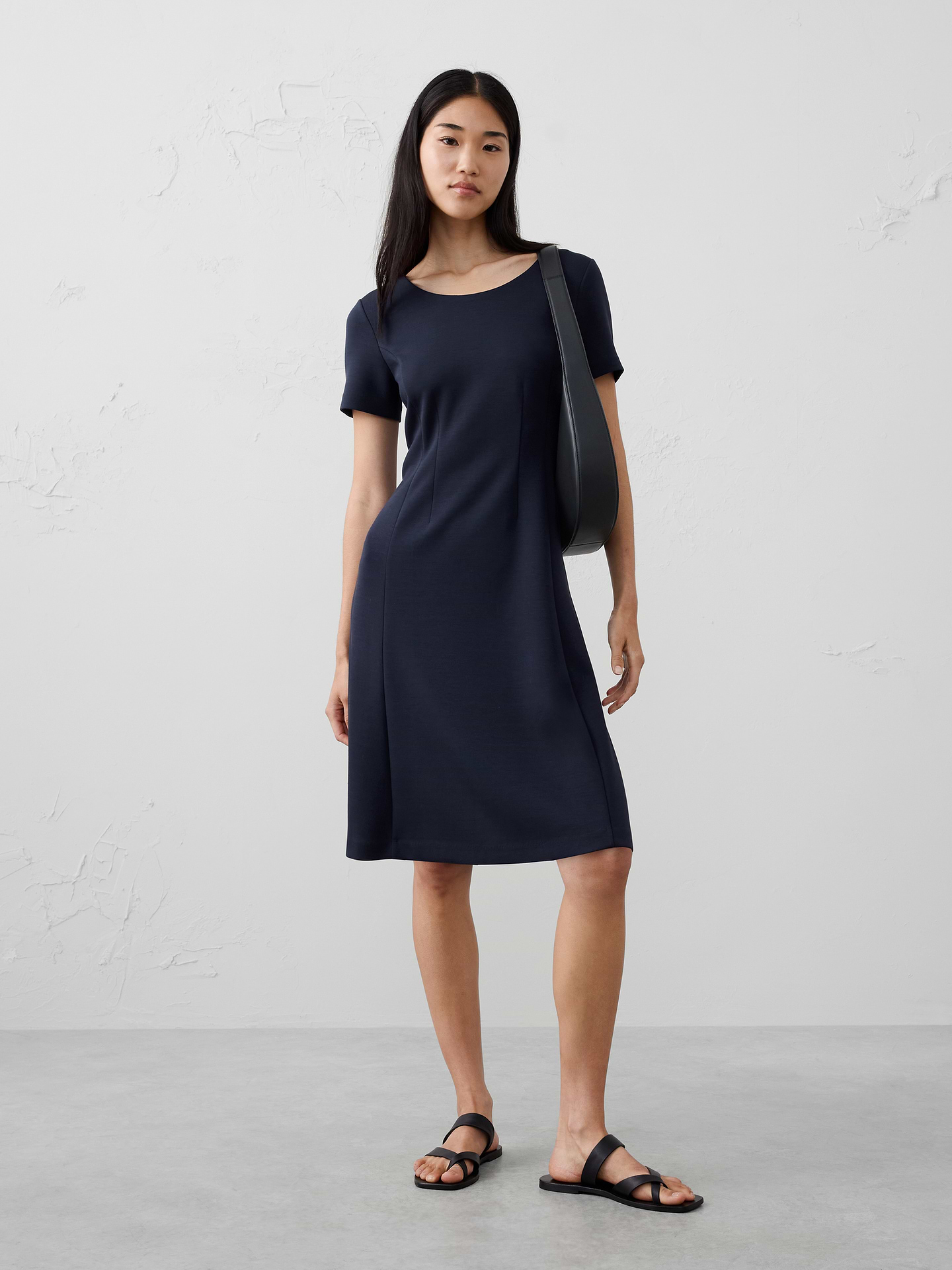 Image number 1 showing, Soft Touch Knee-Length Dress