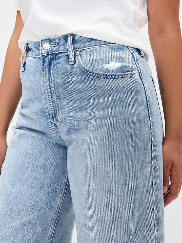 Image number 7 showing, Curvy High Rise Barrel Jeans