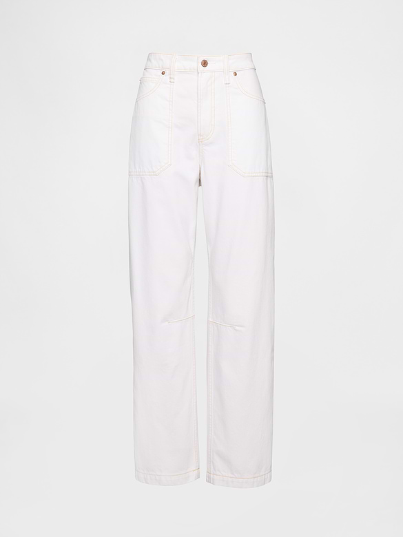 Curvy High Rise Barrel Jeans