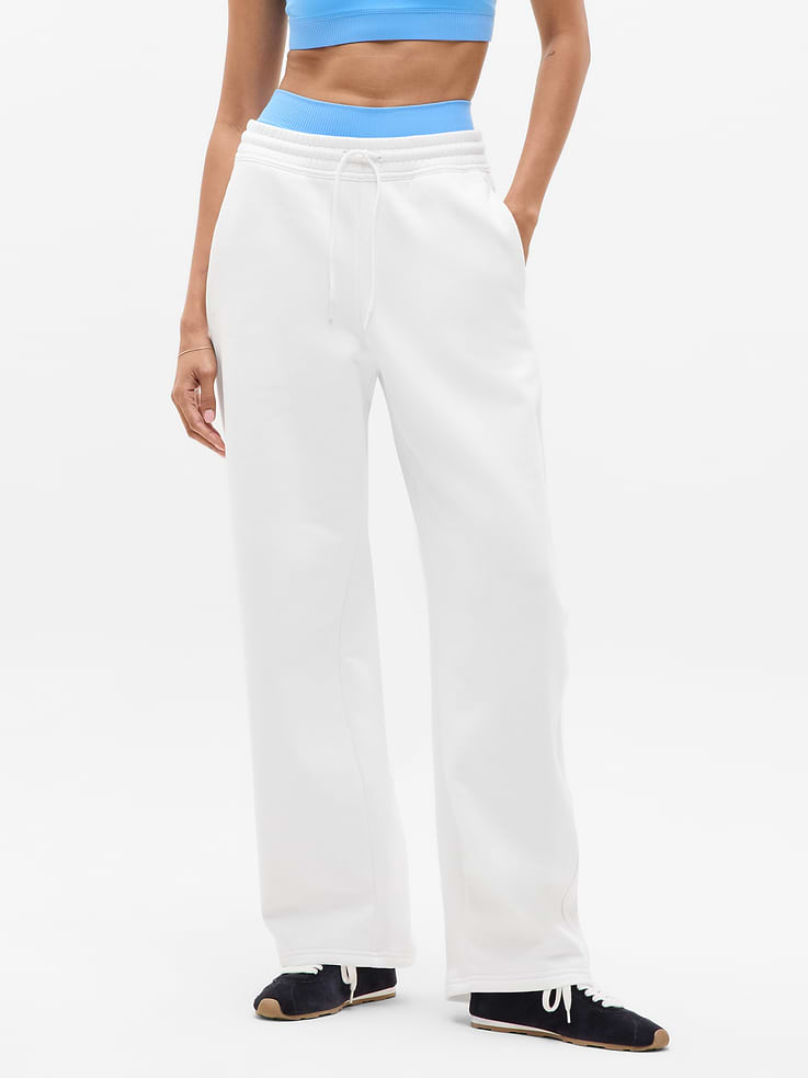 Image number 3 showing, Forever Fleece Mid Rise Barrel Pant