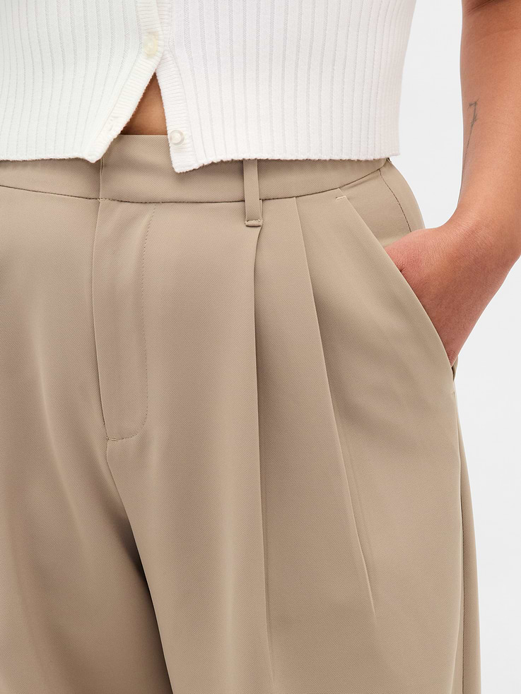 Image number 8 showing, Curvy 365 High Rise Pleated Trousers
