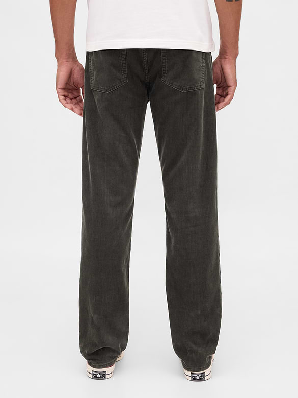 Corduroy Relaxed Straight Pants