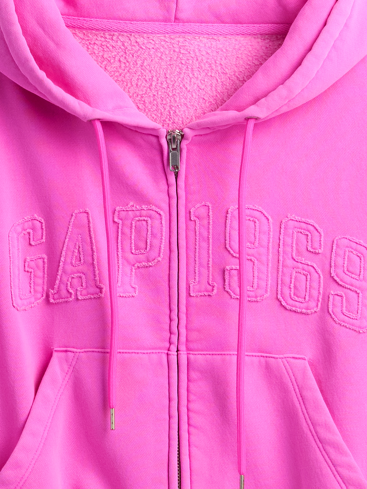 Image number 4 showing, VintageSoft 1969 Logo Zip Hoodie