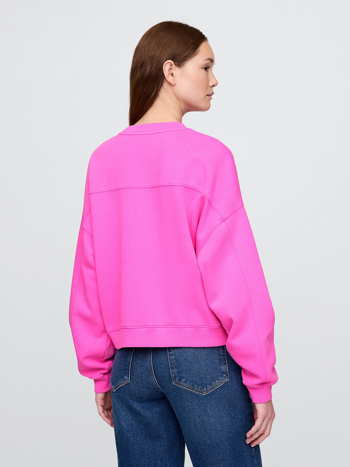 VintageSoft Wedge Crew Sweatshirt | Gap