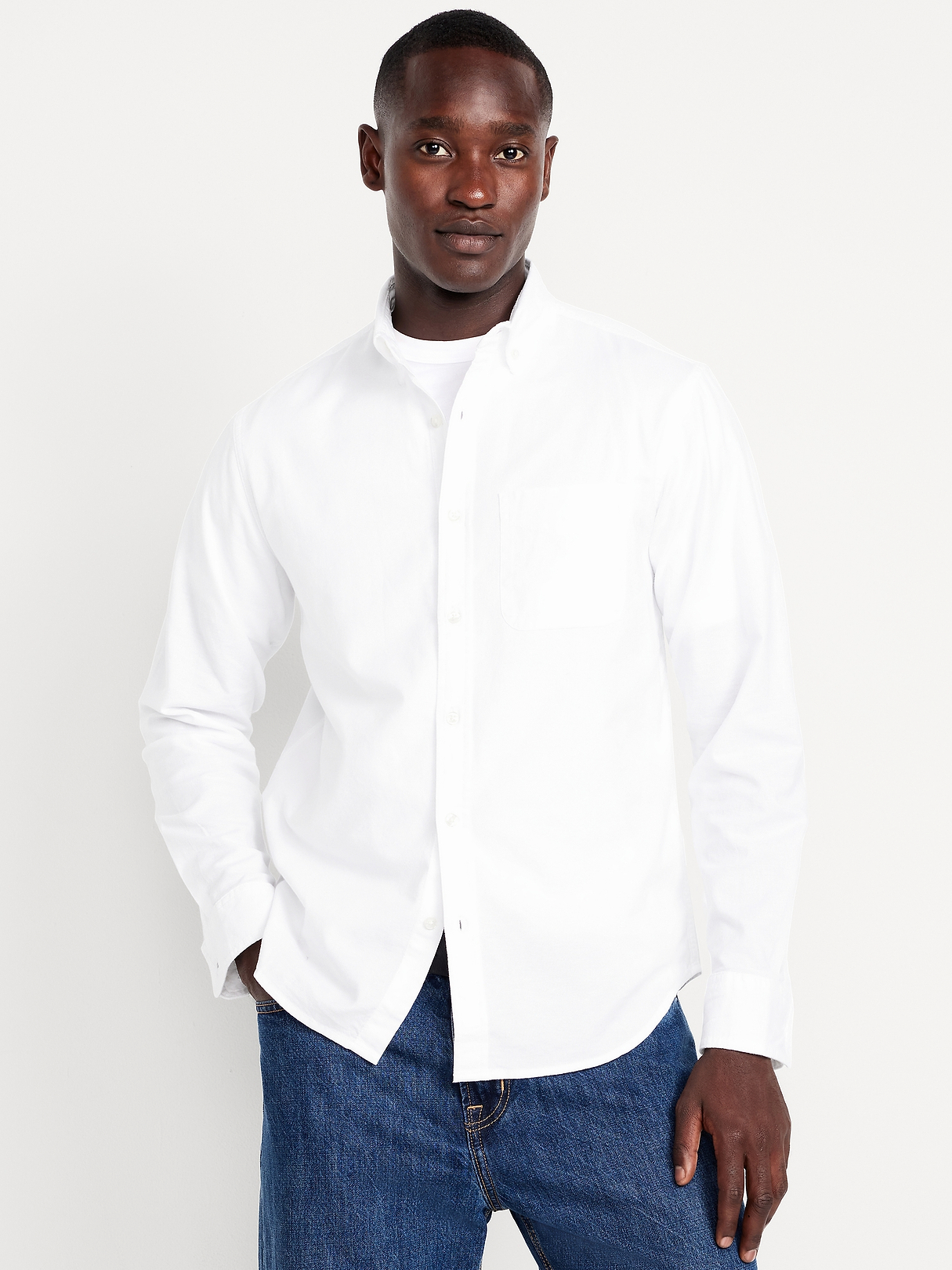 Classic Fit Everyday Oxford Shirt | Old Navy