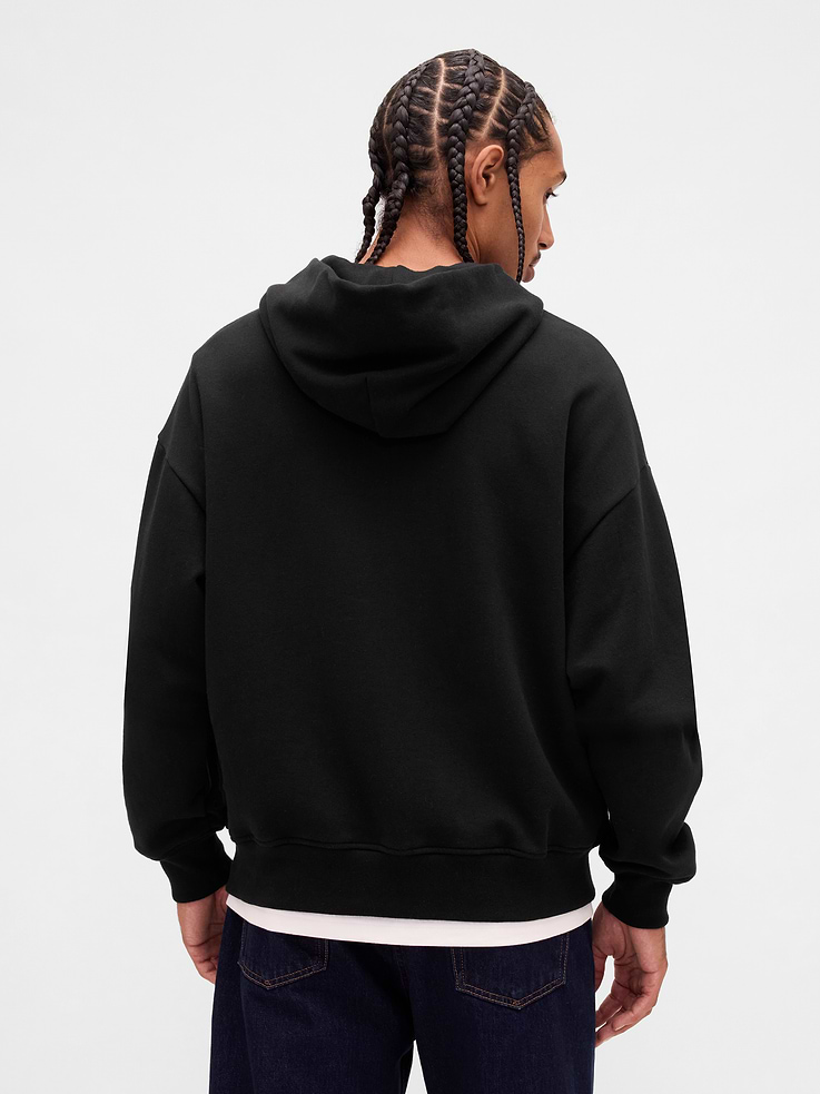 Image number 3 showing, Adult Heavyweight Oversized Zip Hoodie