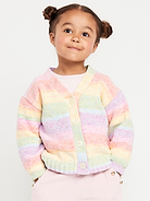Image number 1 showing, Textured Ombré Cardigan Sweater for Toddler Girls