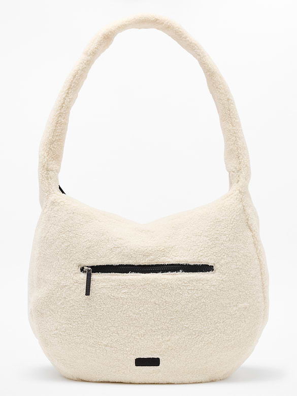 All About Sherpa Oversized Crossbody Hobo