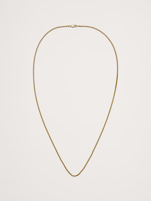 2mm Gold Vermeil Cuban Chain Necklace by Miansai