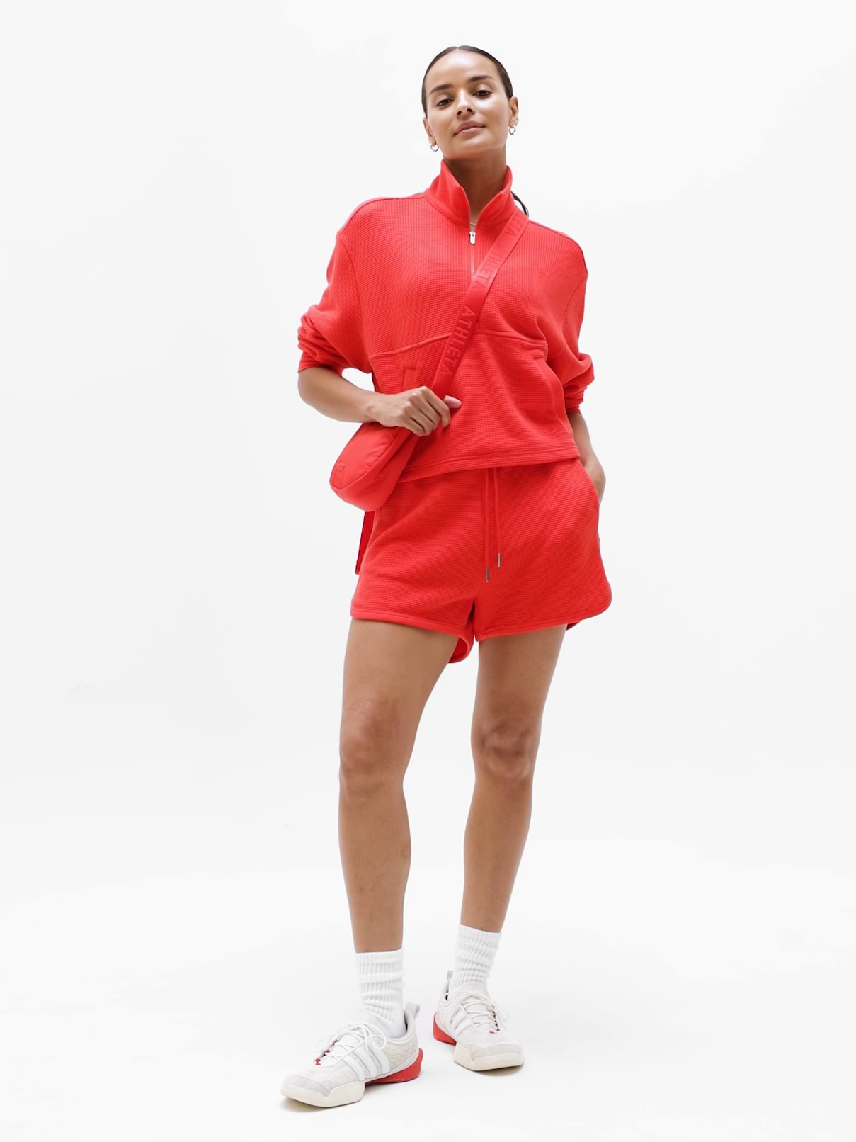 ヴェルディ×ATHLETA Tranquil Waffle 1/2 Zip Sweatshirt | Athleta