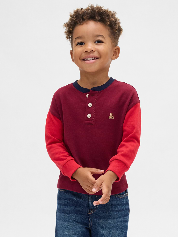 Image number 1 showing, Baby & Toddler Henley Shirt
