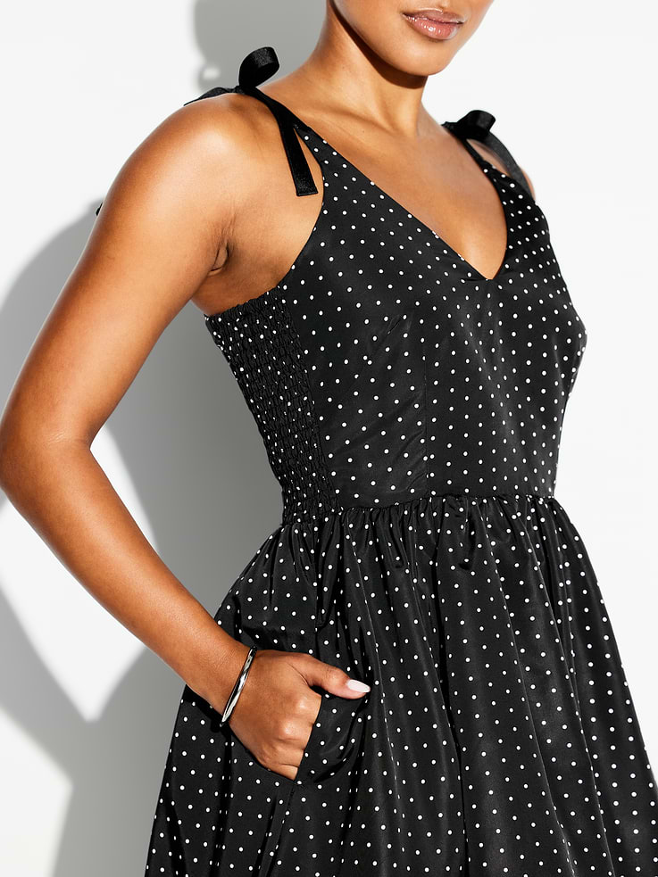Image number 6 showing, The Occasion by Old Navy Fit & Flare Taffeta Mini Dress