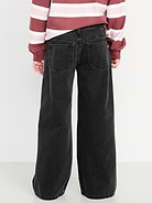 Image number 2 showing, Super Baggy Wide-Leg Crossover Jeans for Girls
