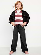 Image number 3 showing, Super Baggy Wide-Leg Crossover Jeans for Girls