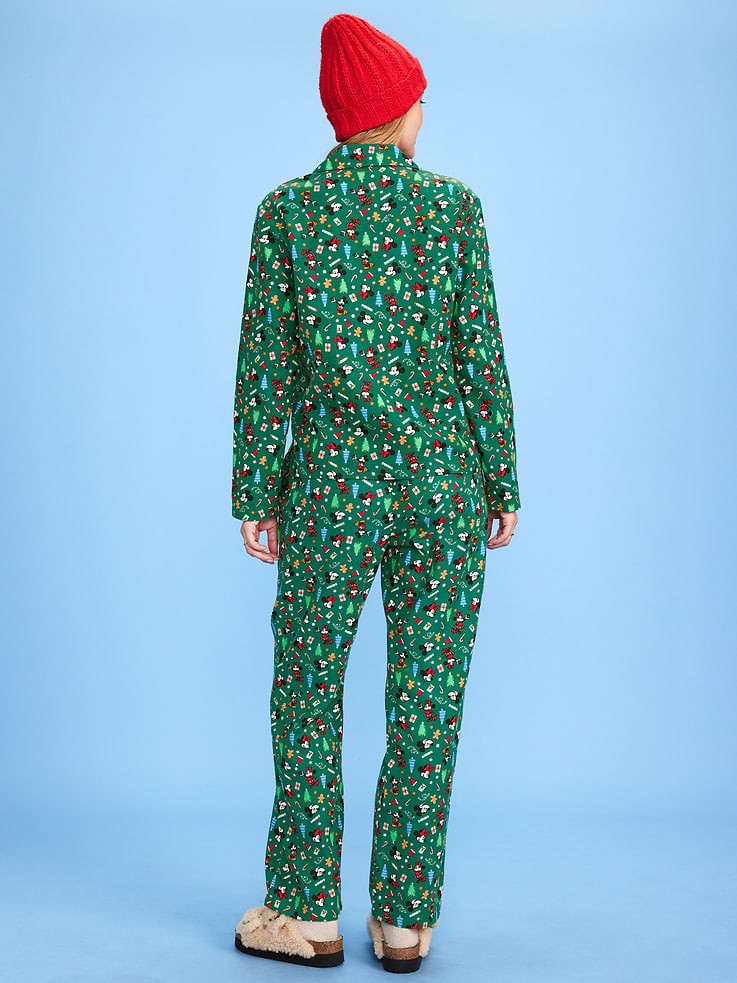Image number 2 showing, Old Navy x Disney Mickey Mouse & Friends Printed Flannel Pajama Set for Women