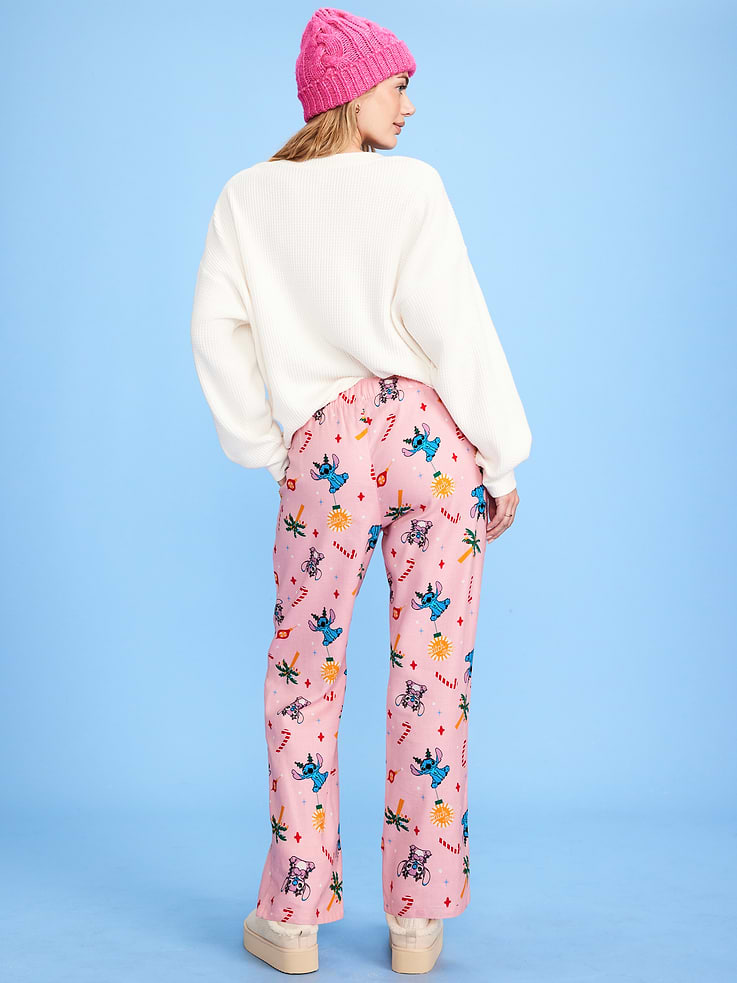 Image number 2 showing, Old Navy x Disney Mid-Rise Printed Flannel Pajama Pants for Women