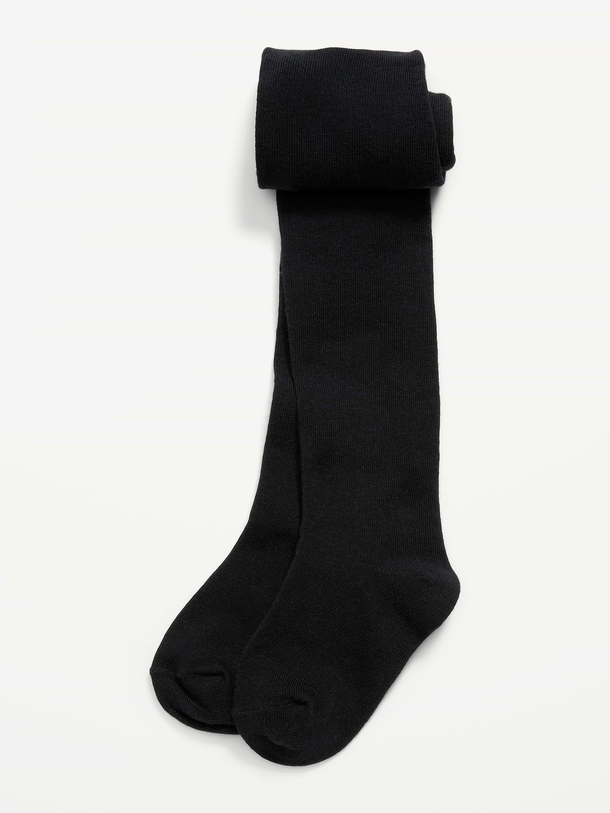 L'image numéro 1 présente Collant en tricot doux uni pour toute-petite fille