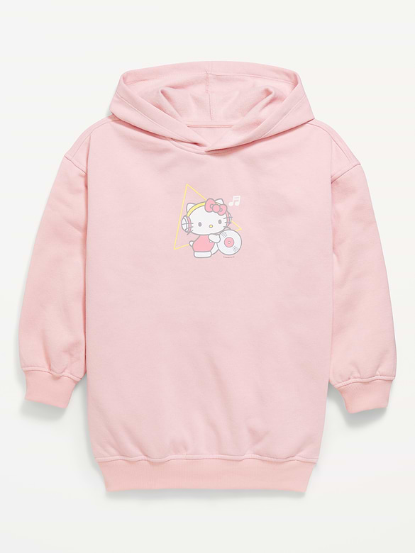Hello Kitty® Oversized Graphic Tunic Hoodie for Girls