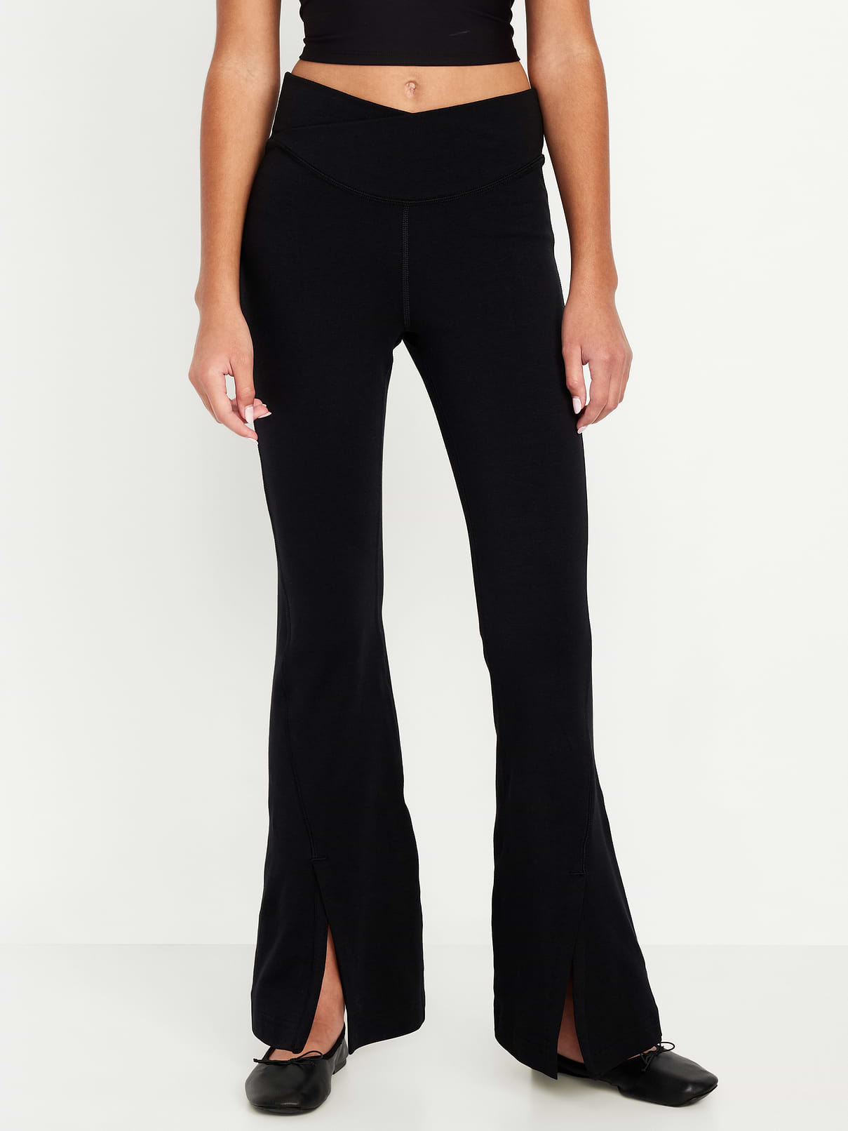 Image number 3 showing, High-Waisted PowerChill Flare Leggings for Girls