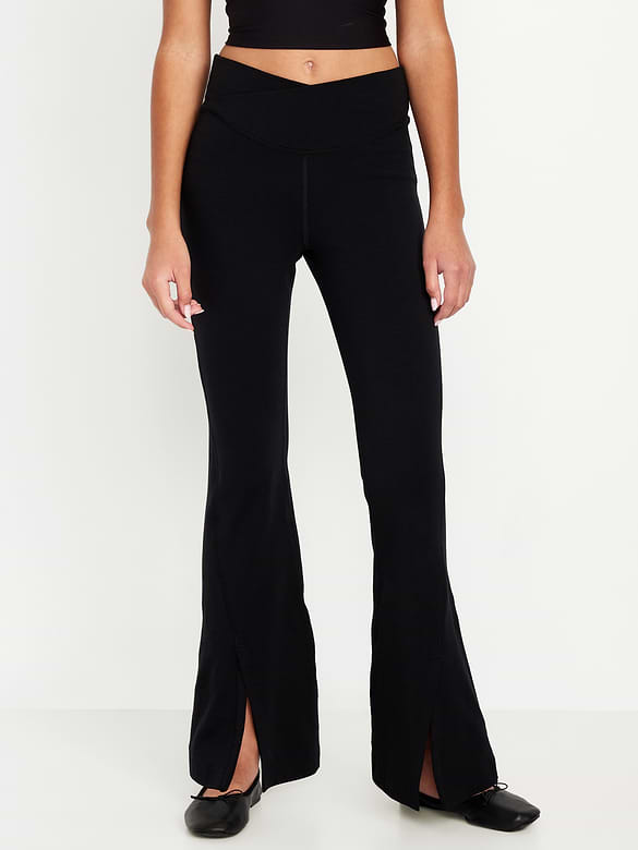 High-Waisted PowerChill Flare Leggings for Girls