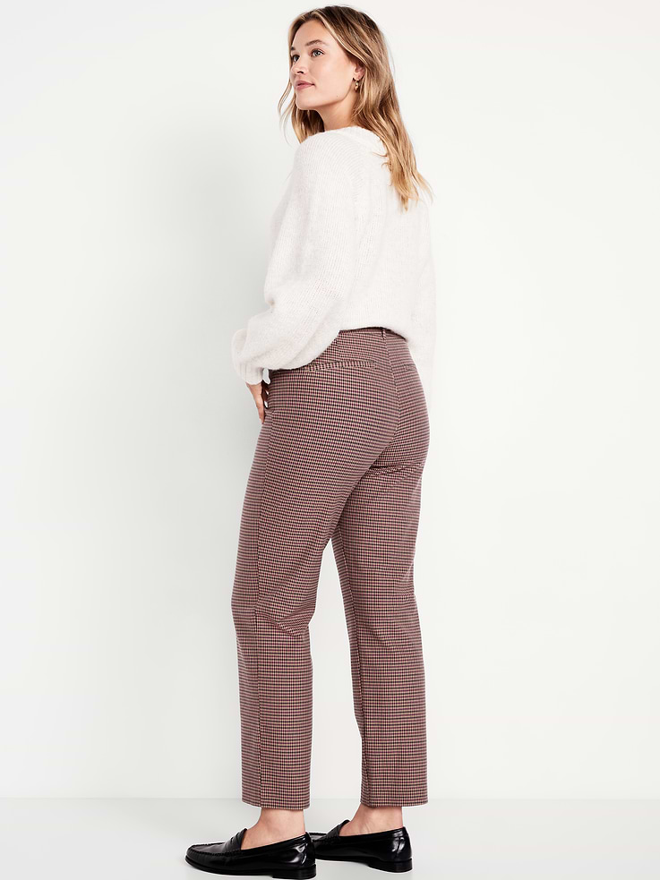 Image number 7 showing, High-Waisted Pixie Straight Ankle Pants