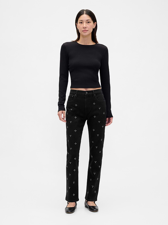High Rise ’90s Slim Straight Jeans