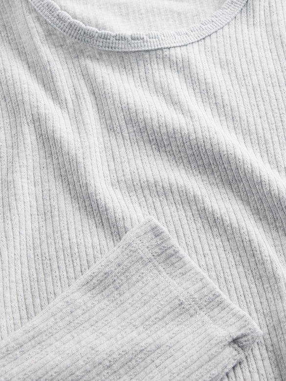 Pointelle Rib T-Shirt