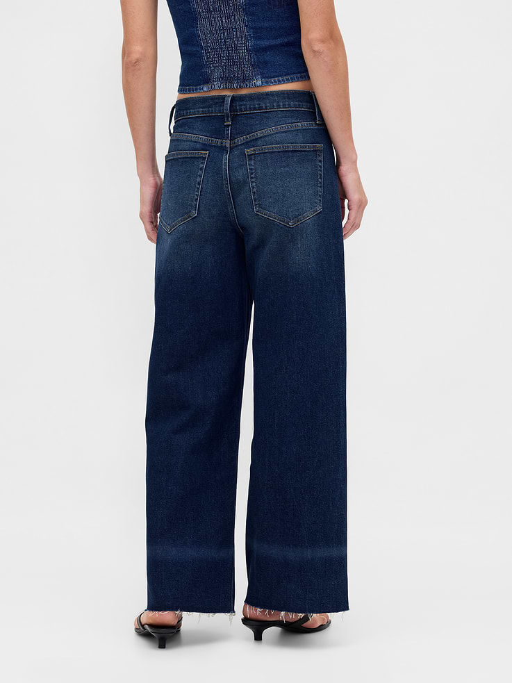 Image number 4 showing, High Rise Stride Wide-Leg Jeans